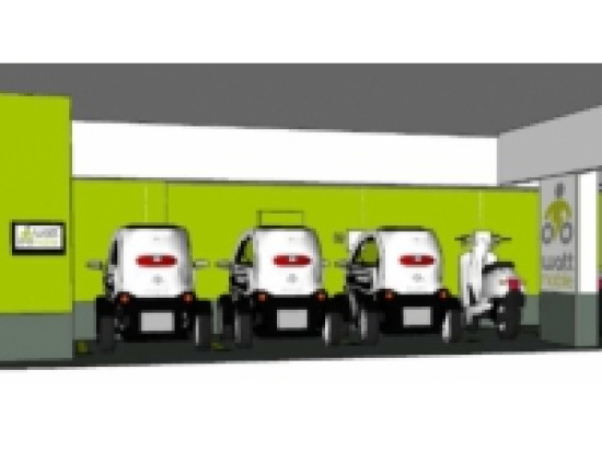 Une station de voiture &eacute;lectrique en libre-service ouvre &agrave; la Gare Part-Dieu