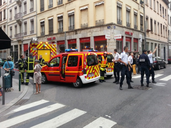 Une fuite de gaz rue de Sèze mardi matin Une fuite de gaz rue de Sèze mardi matin