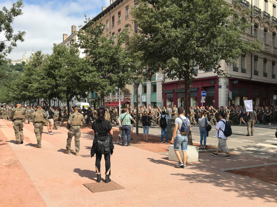 Lyon : 1200 soldats ont couru pour leurs blessés