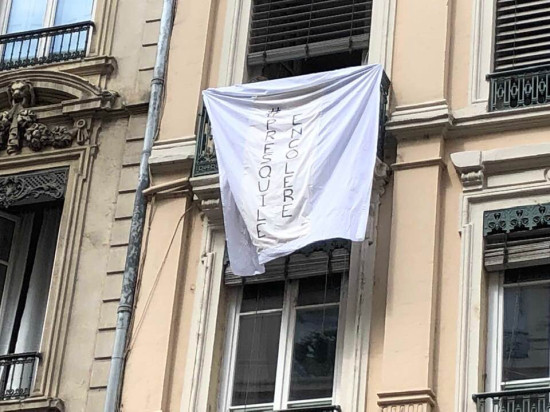 Presqu’île : l’opération "draps blancs aux fenêtres" débute