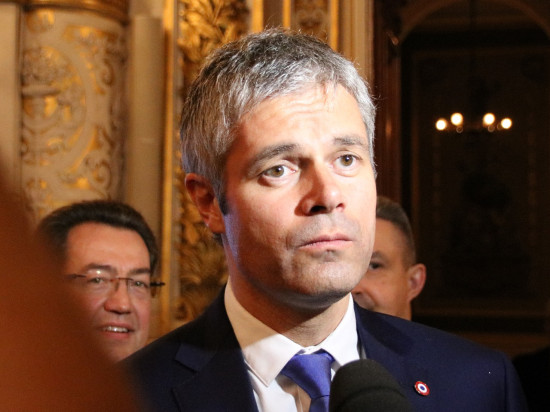 Wauquiez qualifié de "joli hologramme de Marine Le Pen" par Hamon