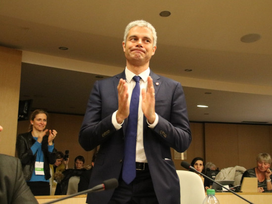 Laurent Wauquiez milite pour retrouver seul la présidence des Républicains
