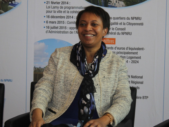 Déplacement "à domicile" pour Najat Vallaud-Belkacem et Hélène Geoffroy à Vaulx-en-Velin