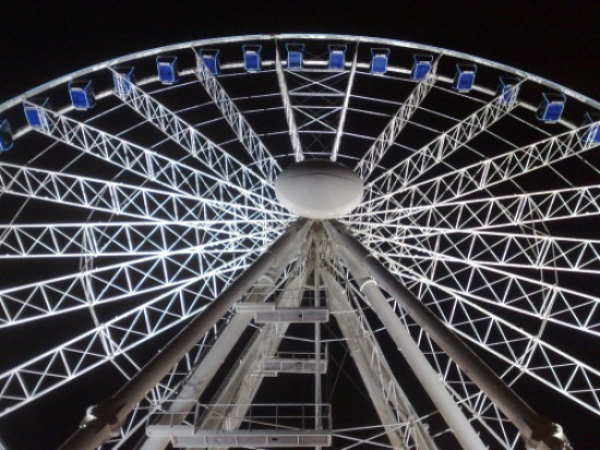 Panne électronique pour la grande roue de Bellecour
