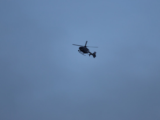 Lyon : un hélicoptère survole la ville pour des prises de vues