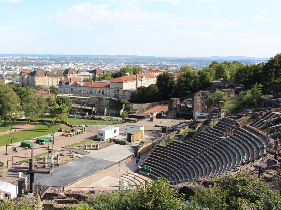 Départ d'incendie au théâtre antique de Fourvière