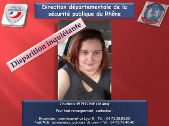 Un appel à témoin pour retrouver une jeune fille en fugue à Lyon