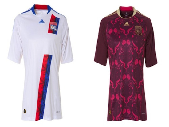 Maillots 2010 / 2011 de l'OL : la gaffe de Made in Sport