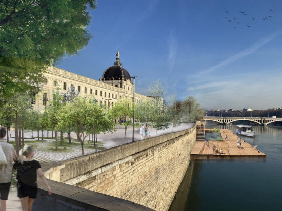 Quais du Rhône, Guillotière, gradins flottants… l'ambitieux plan urbanisme de Kimelfeld et Képénékian à Lyon