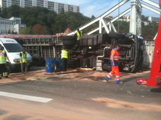 L’A7 a rouvert au niveau de la Mulatière