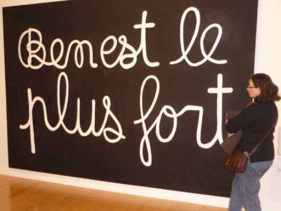 Beau succ&egrave;s pour la r&eacute;trospective Ben au Mus&eacute;e d&rsquo;art Contemporain