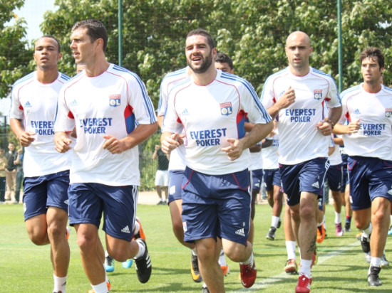 Double dose d'entra&icirc;nements mardi pour les joueurs lyonnais