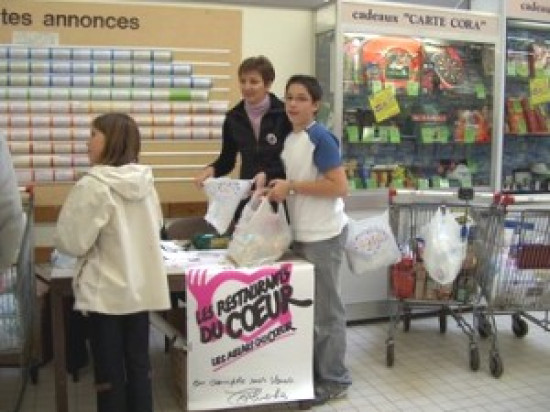 Nouvelle collecte de denr&eacute;es alimentaires pour Les Restos du Coeur