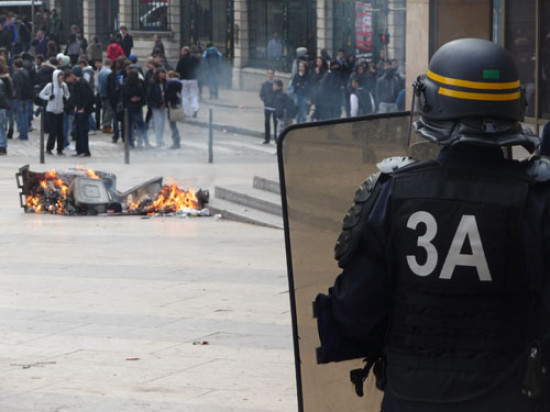 Premier incident à Lyon mercredi matin Premier incident à Lyon mercredi matin