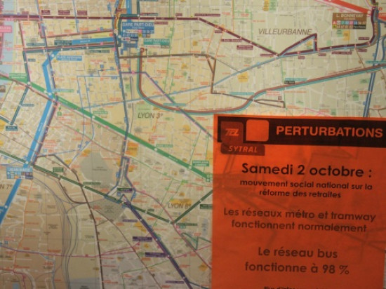 TCL: perturbations limit&eacute;es pour la gr&egrave;ve