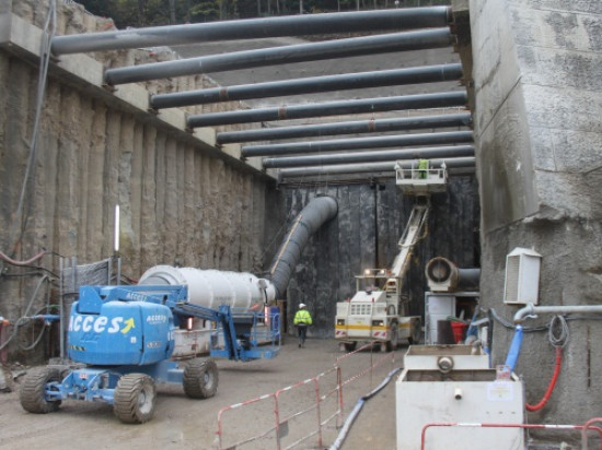 Un 5e tir de mine sous le Tunnel de la Croix-Rousse