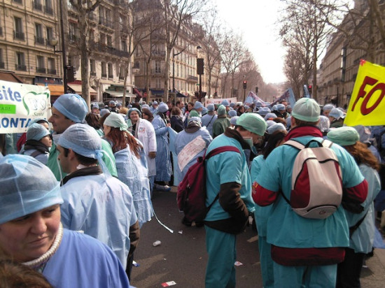  Nouvelle manifestation des IADE à Lyon 