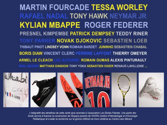 Lyon : une vente aux enchères d’objets de grands sportifs pour la bonne cause ! Lyon : une vente aux enchères d’objets de grands sportifs pour la bonne cause !