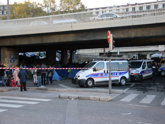 Le camp d'Albanais de Perrache contrôlé ce jeudi