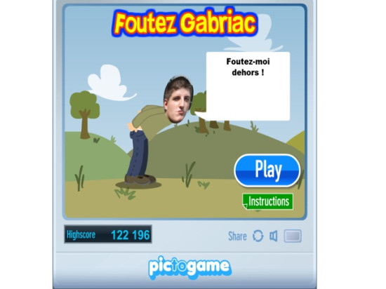 Un jeu anti-Gabriac fait le buzz sur Internet