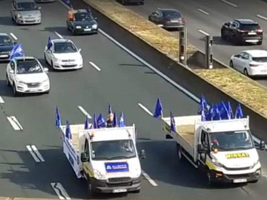 Lyon : opération escargot des policiers sur le périphérique