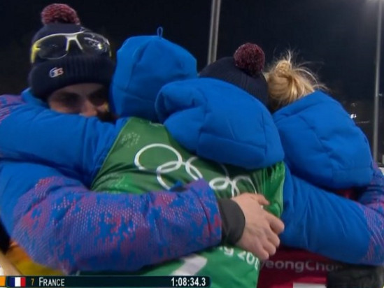 Jeux Olympiques de Pyeongchang : la Lyonnaise Marie Dorin en or sur le relais mixte en biathlon