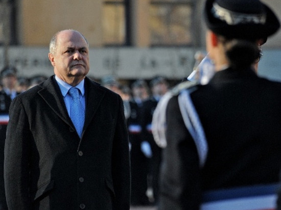 Bruno Le Roux était à Lyon pour la 68e promotion des commissaires de police