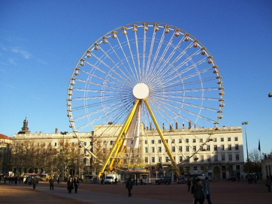 La grande roue de Bellecour au coeur d'une rupture conjugale