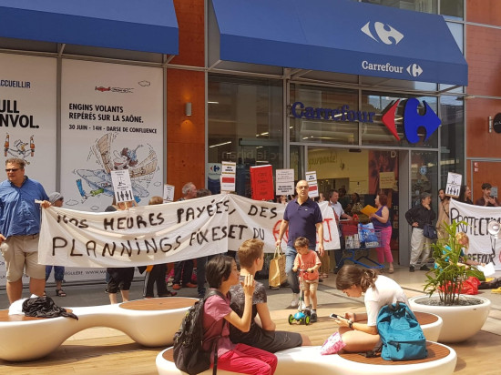 Droit du travail : un faux procès ce mercredi matin devant le Carrefour Confluence