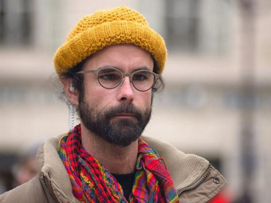 Cédric Herrou présent à l'avant-première à Lyon du film Libre