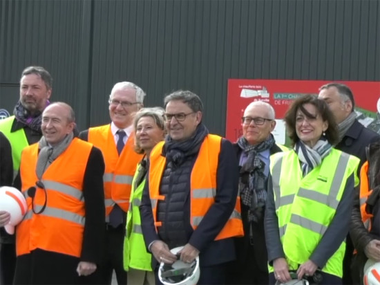 Inauguration de la première chaufferie urbaine de France