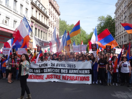 Commémoration du génocide arménien : 3500 personnes réunies à Lyon