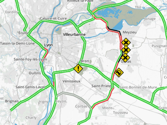 Accident de camion sur la rocade Est : le poids-lourd évacué, l'axe a rouvert