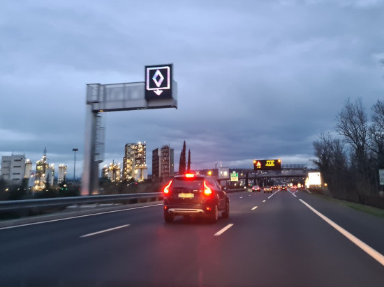 Lyon : la verbalisation débutera ce lundi sur les voies de covoiturage de la M6/M7