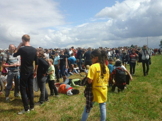 Des milliers de personnes réunies contre l'A45 ce week-end