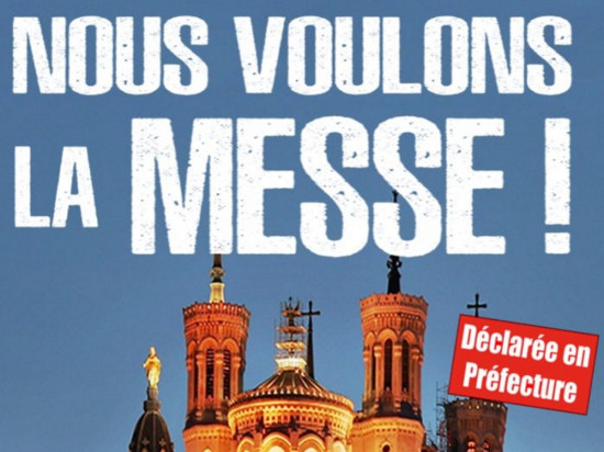 Lyon : les catholiques intégristes se réunissent ce samedi pour demander le retour des messes