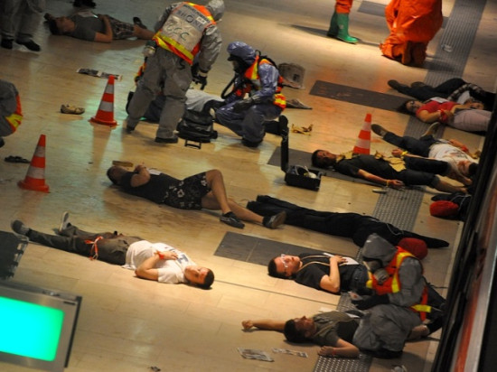 Exercice de sécurité : le métro B va exploser à Oullins