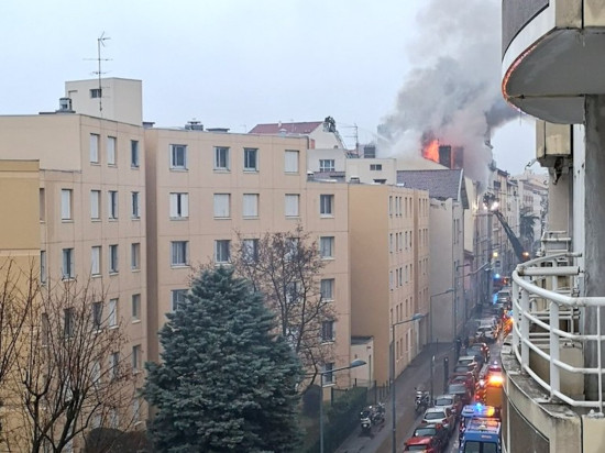 Des explosions et un incendie à Villeurbanne (MàJ)