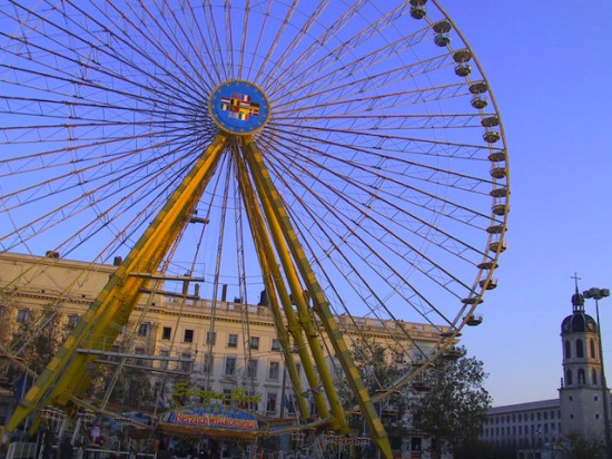 La grande roue de retour à Bellecour