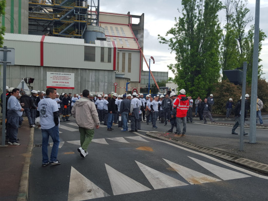 Les égoutiers en grève à Lyon
