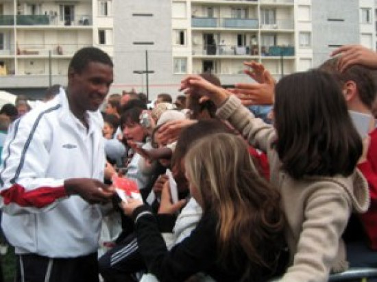 Eric Abidal était à Lyon lundi