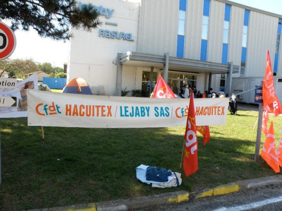 Fin du blocage chez Lejaby