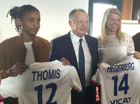 Thomis et Hegerberg prolongent avec l'OL f&eacute;minin