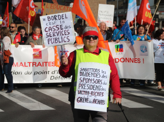 Quelle mobilisation à Lyon pour la journée de grève interprofessionnelle ?