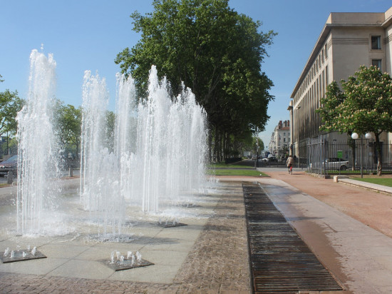 Lyon : les fontaines du jardin des Chartreux à nouveau coupées