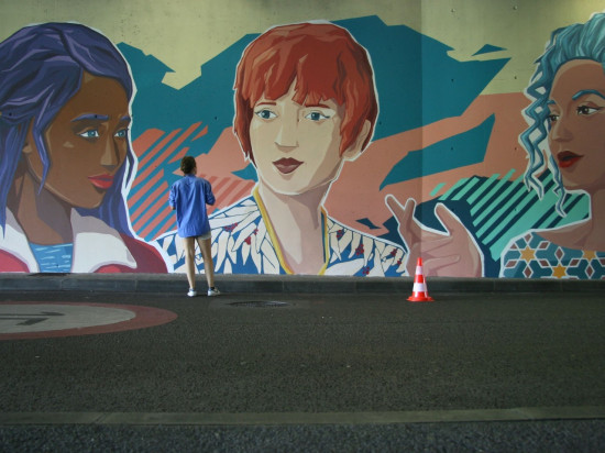Lyon : une nouvelle fresque murale mettant les femmes à l’honneur