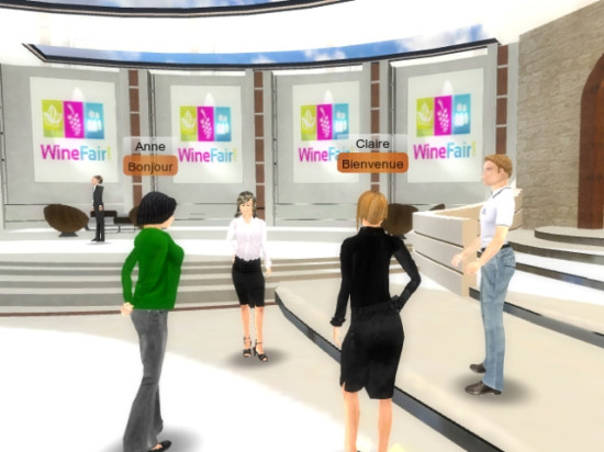 www2012 à Lyon : 3D et avatars pour les pros
