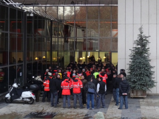 Retraite et Métropole : les égoutiers du Grand Lyon ont manifesté Retraite et Métropole : les égoutiers du Grand Lyon ont manifesté