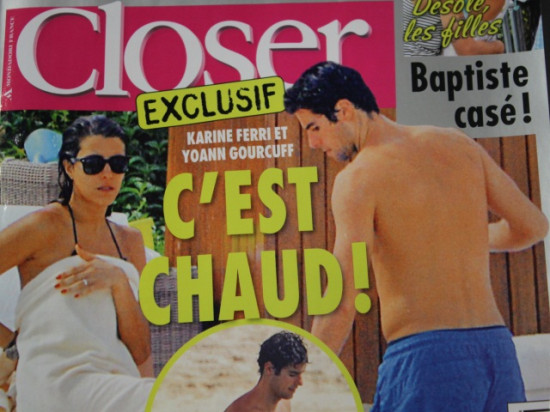 Yoann Gourcuff est toujours la cible privilégiée des paparazzi