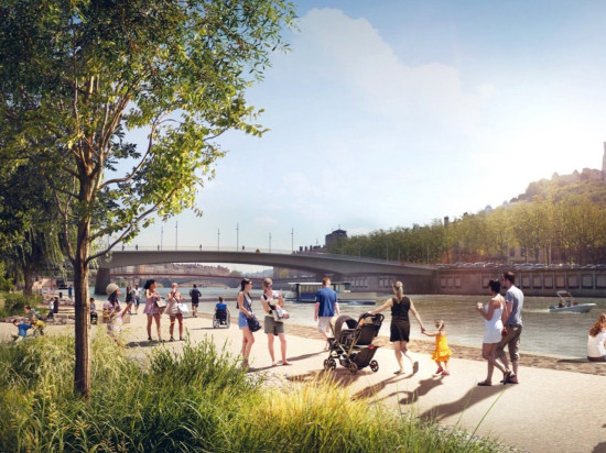 Avec les Terrasses de la Presqu’île, les rives de Saône vont s’embellir à Lyon